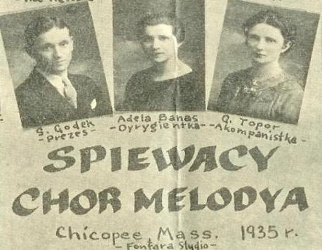 Spiewacy Choir Melodya - Chicopee, Mass 1935