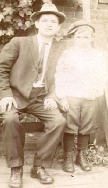 Michael Godek with son Stephen - Circa 1912