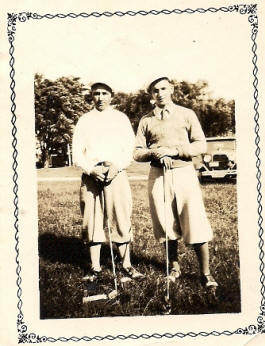 Stephen & Friend Playing Golf